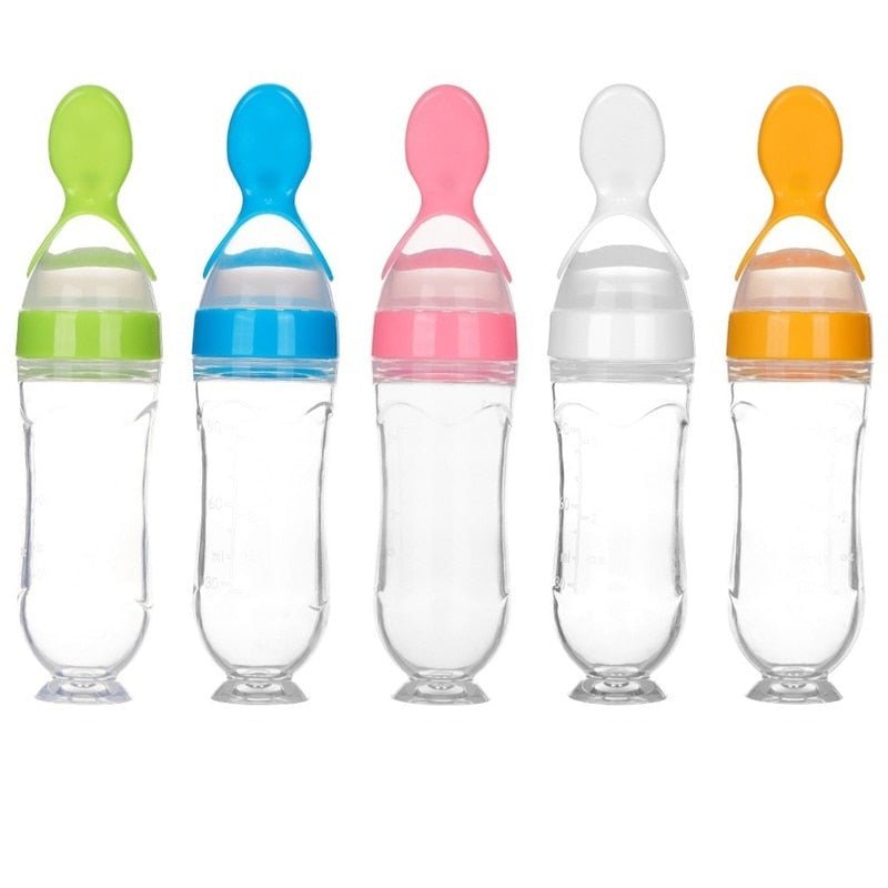 Biberon avec cuillère pour nouveau-né | EasyBottle™ - L’univers des bouts de choux et maman