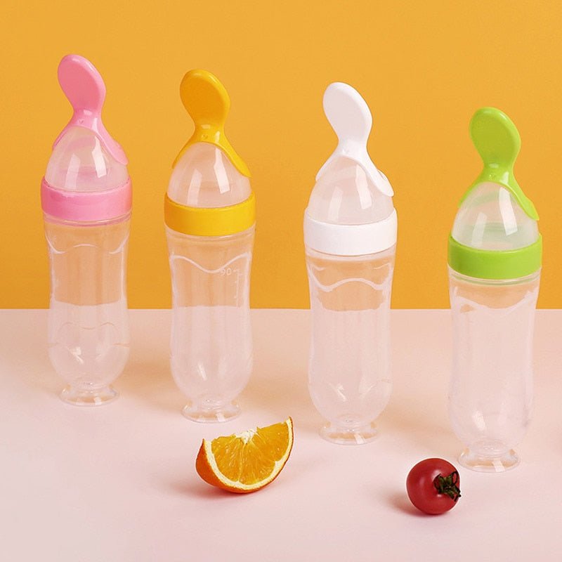 Biberon avec cuillère pour nouveau-né | EasyBottle™ - L’univers des bouts de choux et maman