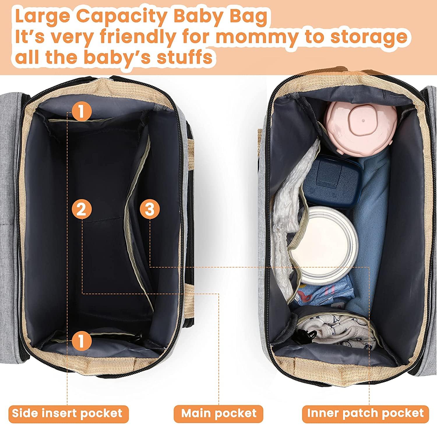 Sac à langer portatif | Berceau de voyage BabyNappy™ - L’univers des bouts de choux et maman